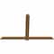 Ekena Millwork Eugene Smooth Timber Gable Bracket, Western Red Cedar, 84"W x 53"H x 1 1/2"D x 5 1/2"F, 15/12 Pitch GBW084X53X0206EUG00SWR - alternate 4